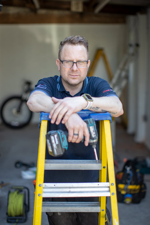 Electrician Stanmore Portrait - Peter Miranda Photographer